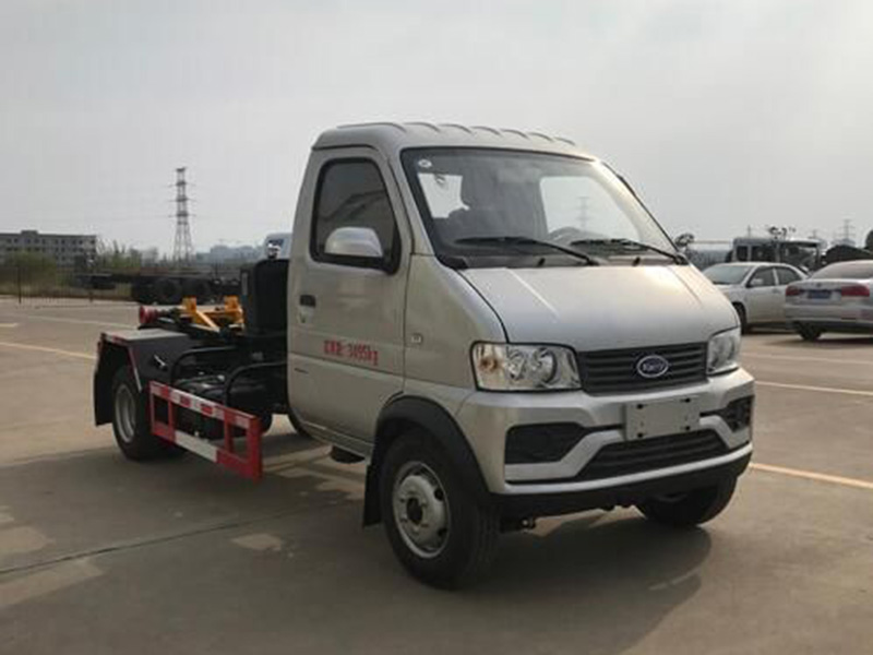 奇瑞开瑞后双轮3-4方勾臂垃圾车