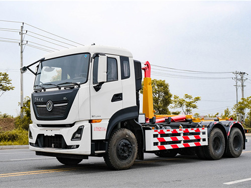 RLQ5250ZXXD6天龙后双桥18方勾臂垃圾车